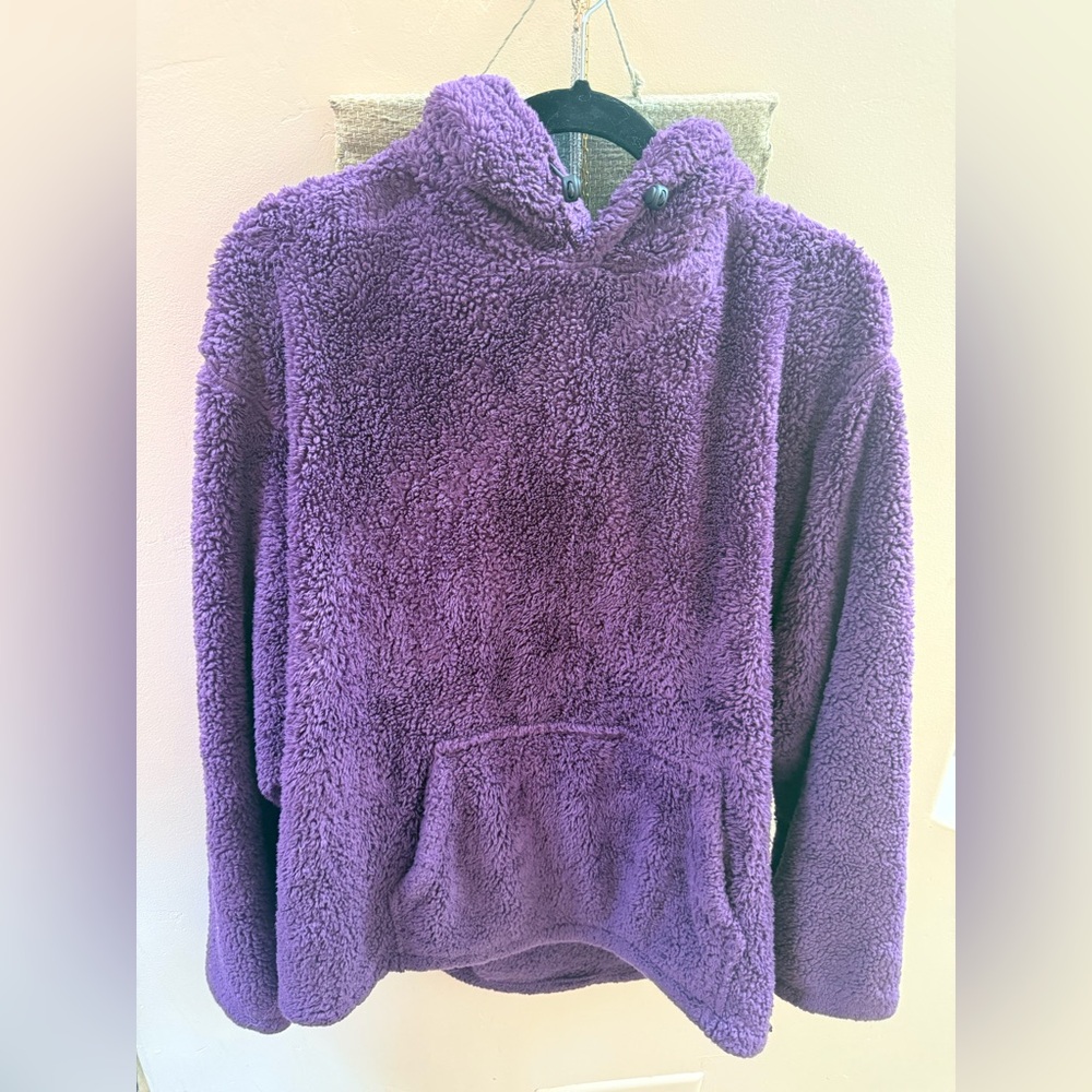 H&M Relaxed Fit Plush Purple Jacket